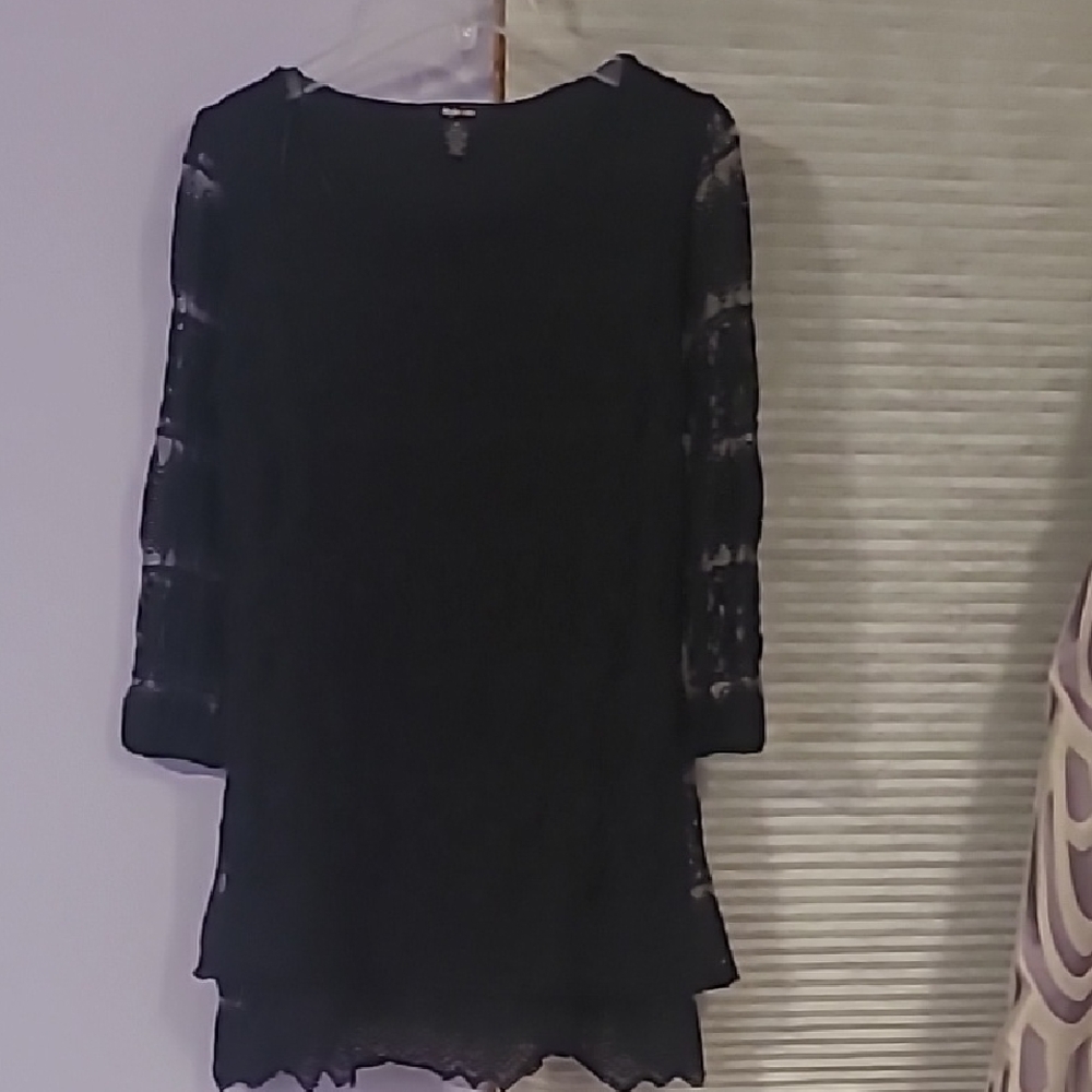 Elegant Black Lace Dress